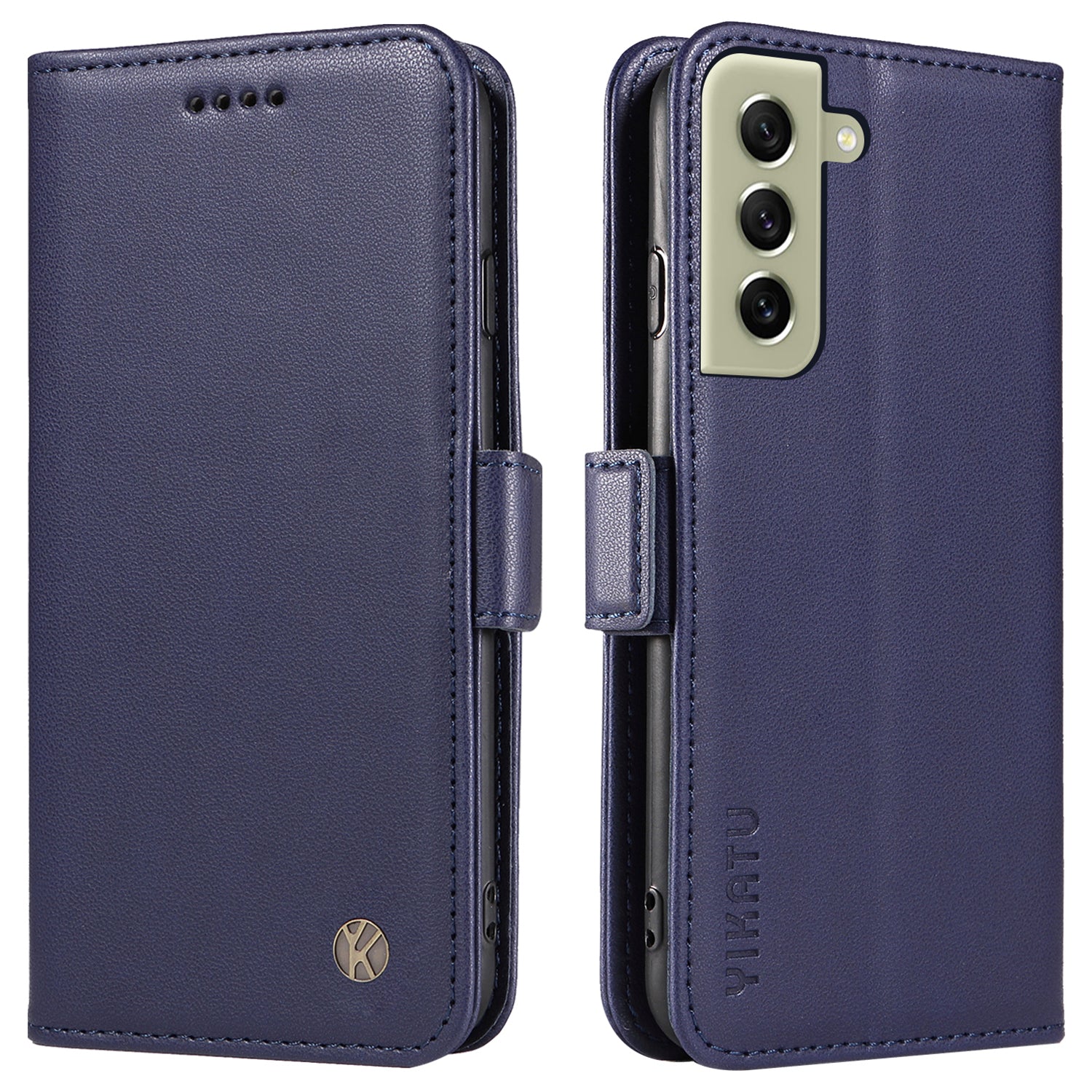 YIKATU YK-003 pro Samsung Galaxy S21 FE 5G Flip Cover odolný proti poškrábání PU kožený stojánek Peněženka na telefon YIKATU YK-003 pro Samsung Galaxy S21 FE 5G Flip Cover odolný proti poškrábání PU kožený stojánek Peněženka na telefon
